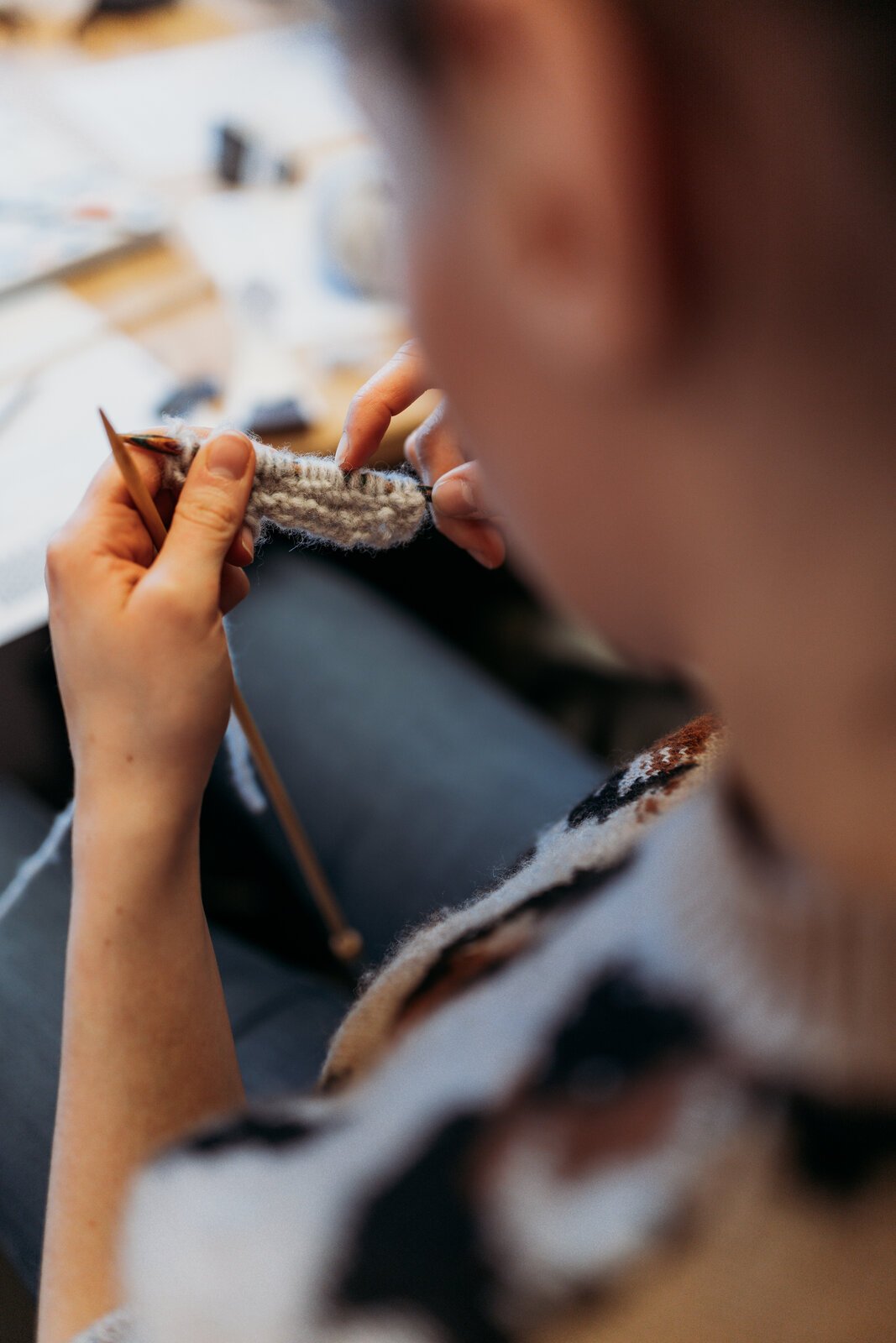 Strickkurs für leicht Fortgeschrittene  Babyschuhe