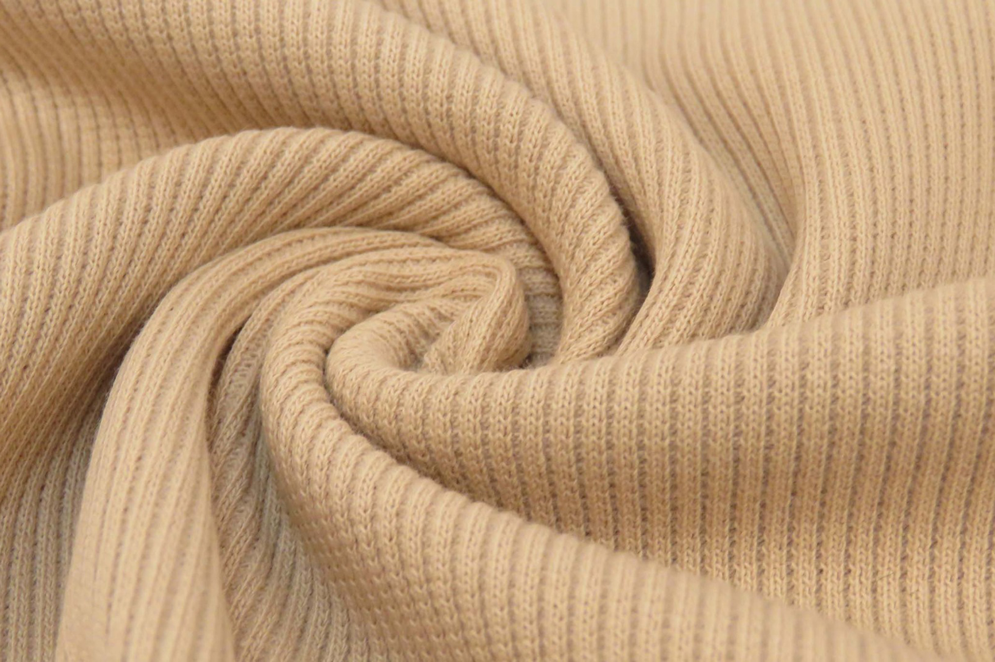 Ribjersey, beige