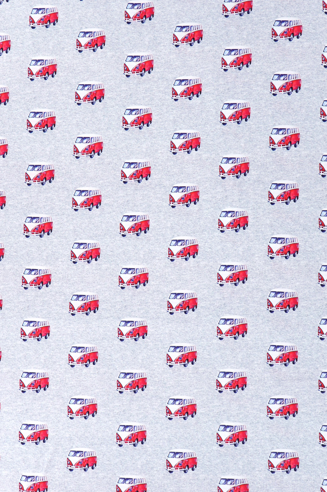 Jersey Fräulein von Julie, roter Bulli auf grau