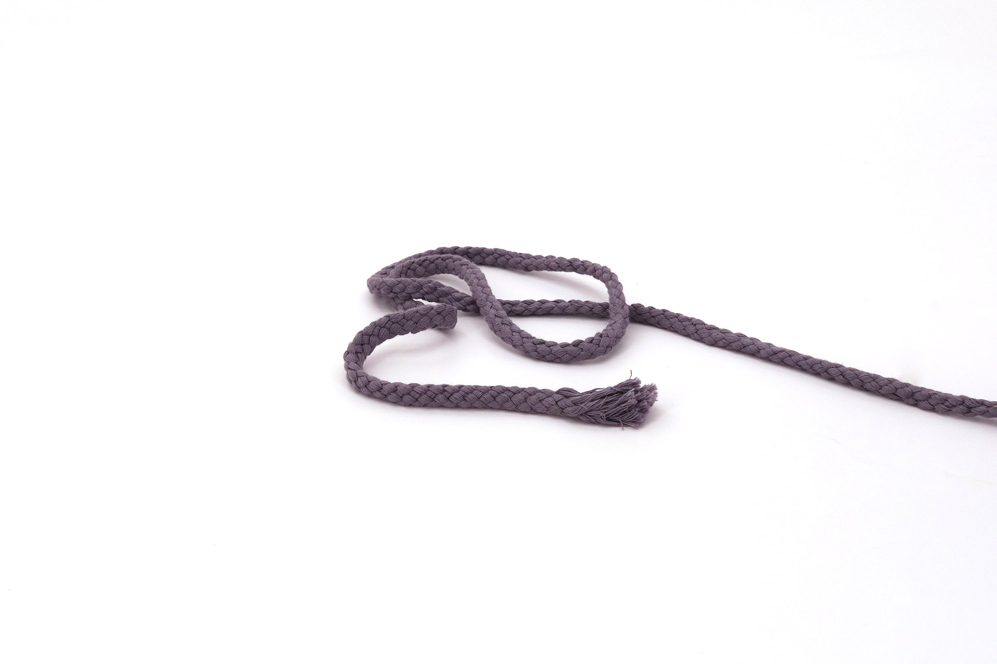 Kordel, 8mm dunkelgrau