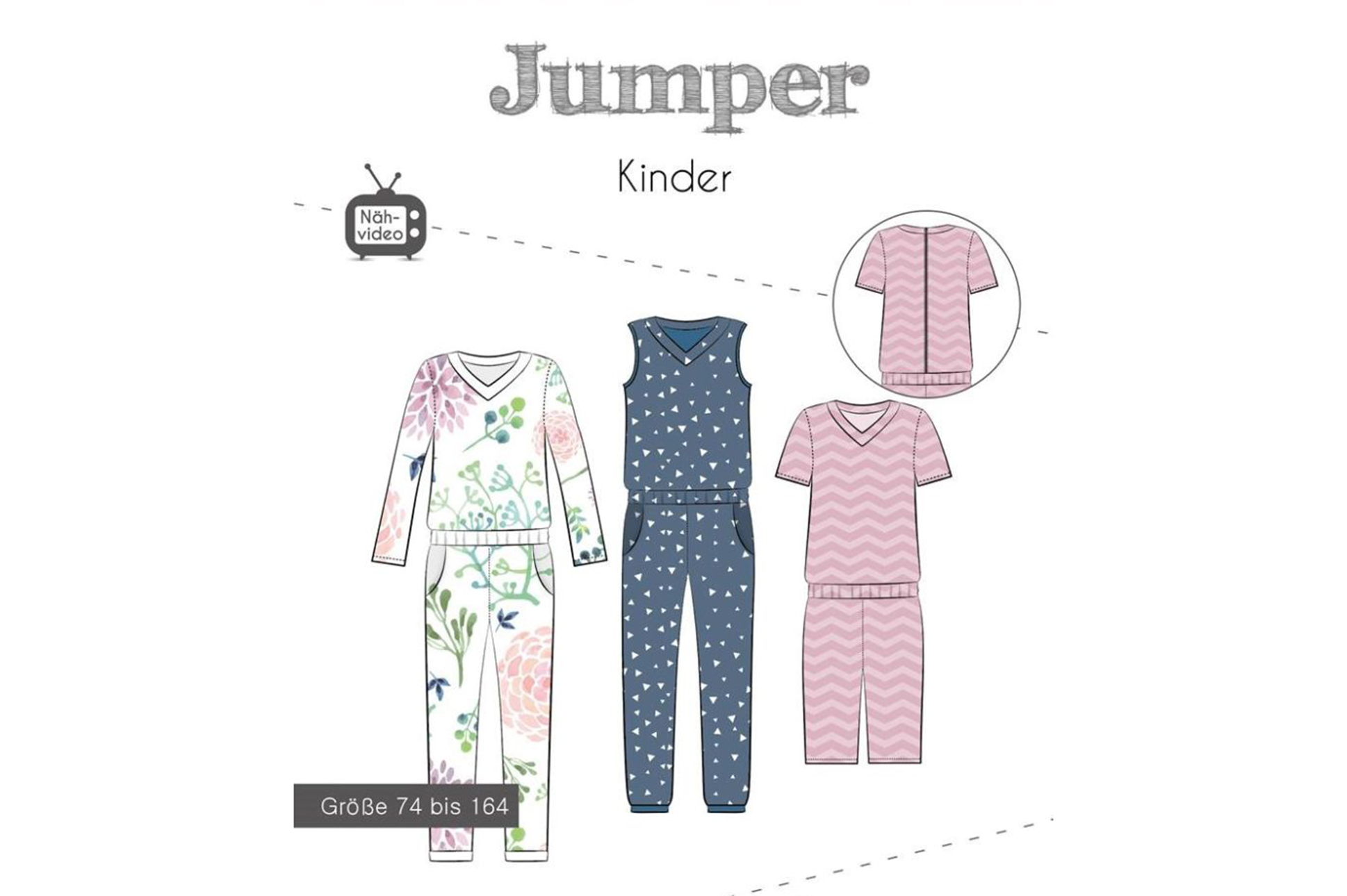 Papierschnittmuster, Fadenkäfer Kinder Jumper