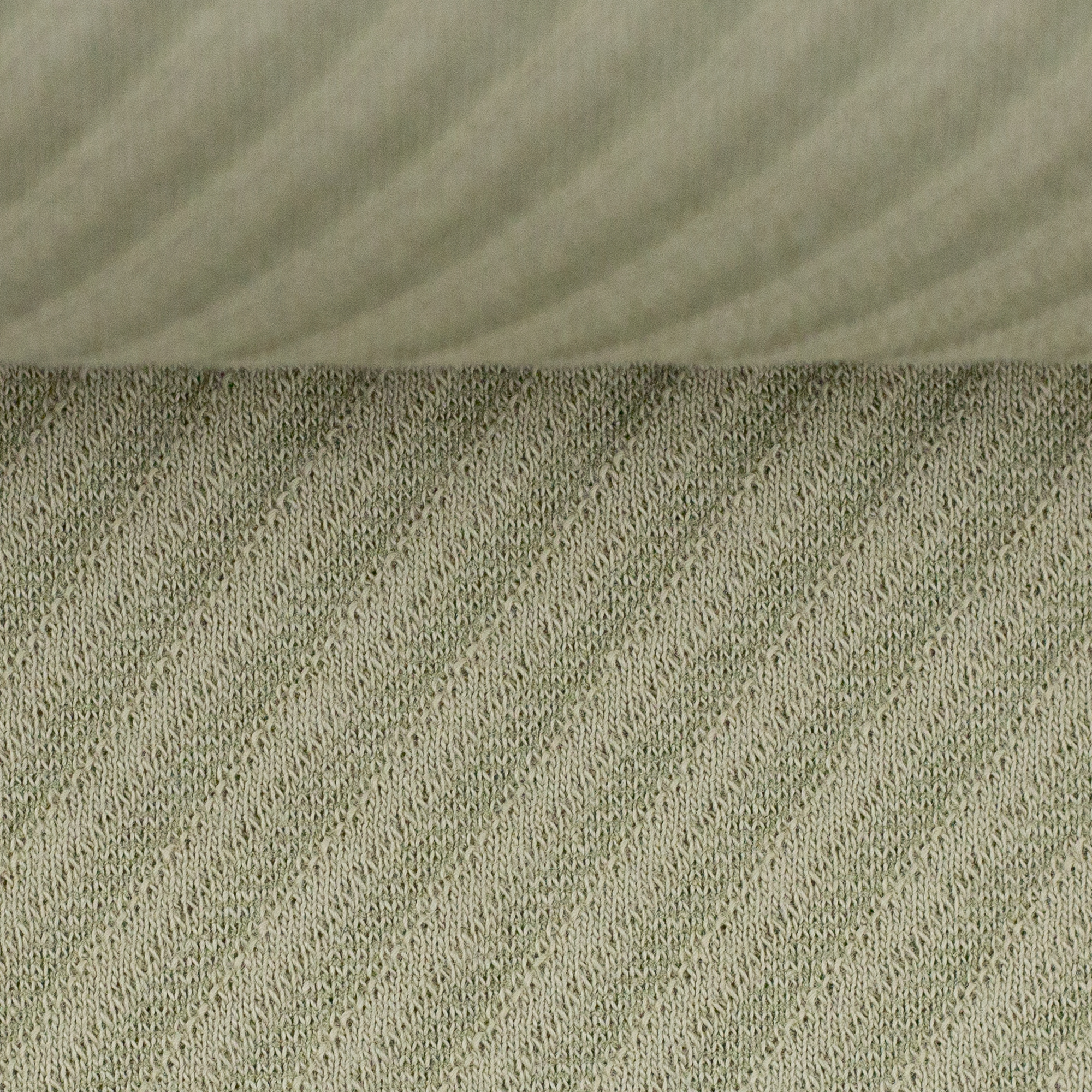 Jacquard - Jersey Sarina, diagonale Streifen schilfgrün