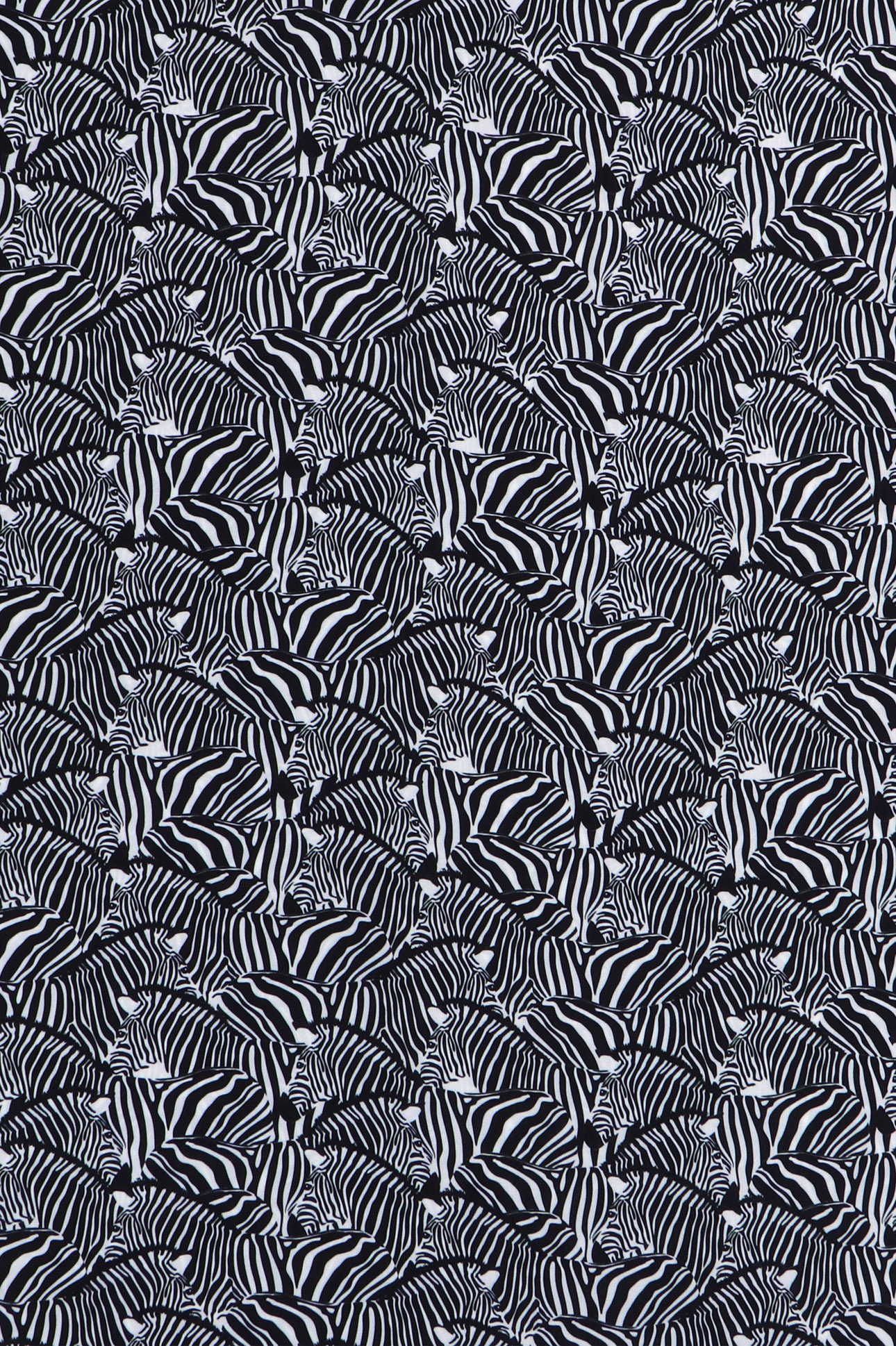 Viskose, Zebra schwarz weiß