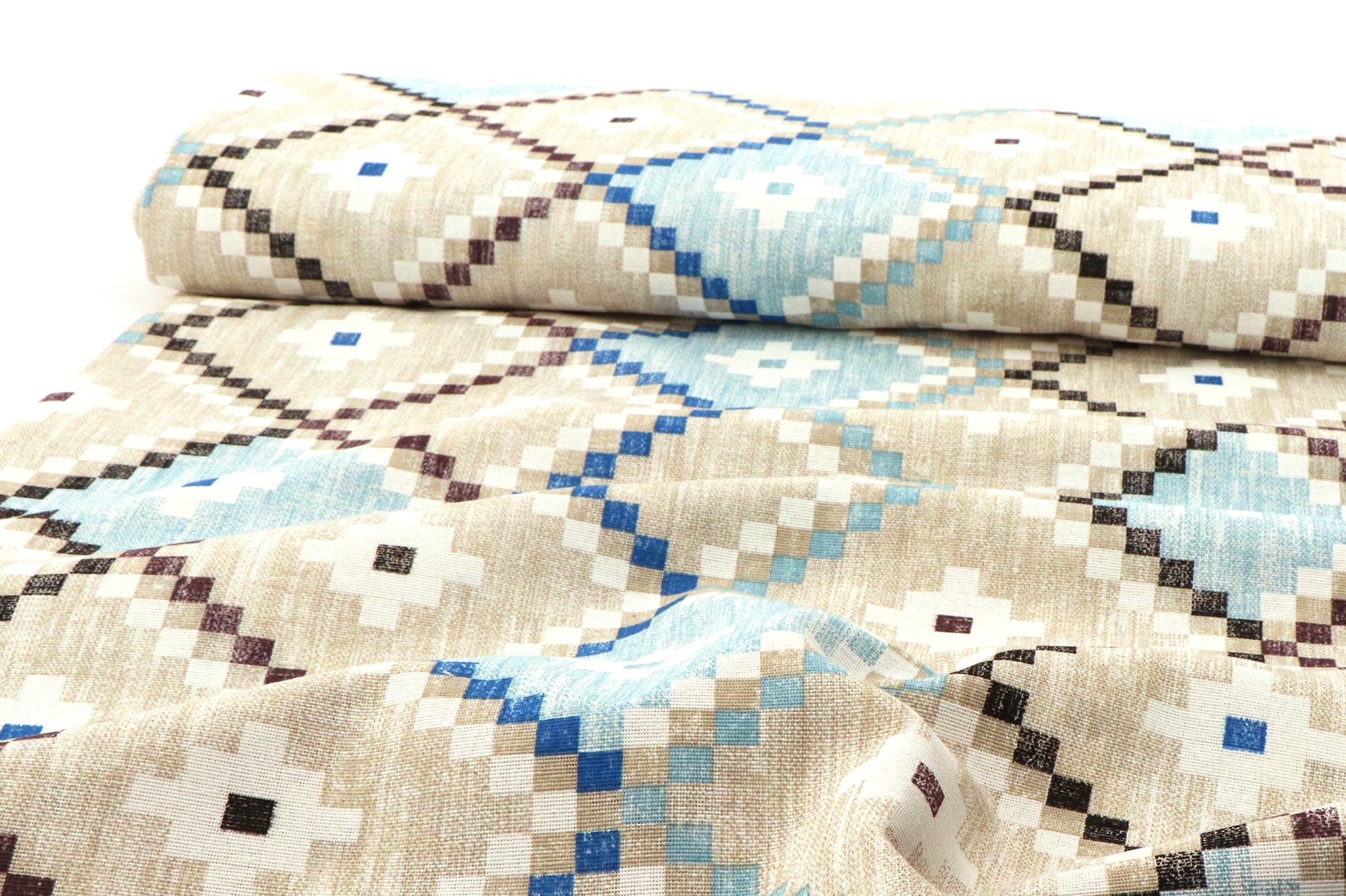 Dekostoff, Outdoor geometrisches Muster bunt