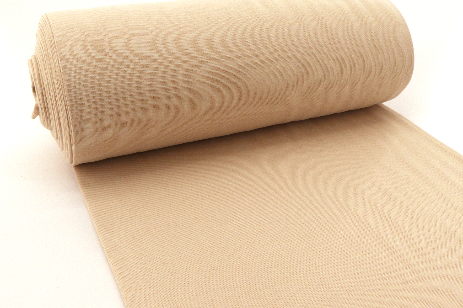 Bündchen, uni helles beige