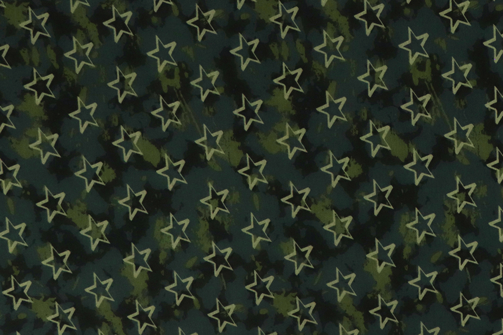 Sweat , camouflage Sterne auf dunkelgrün