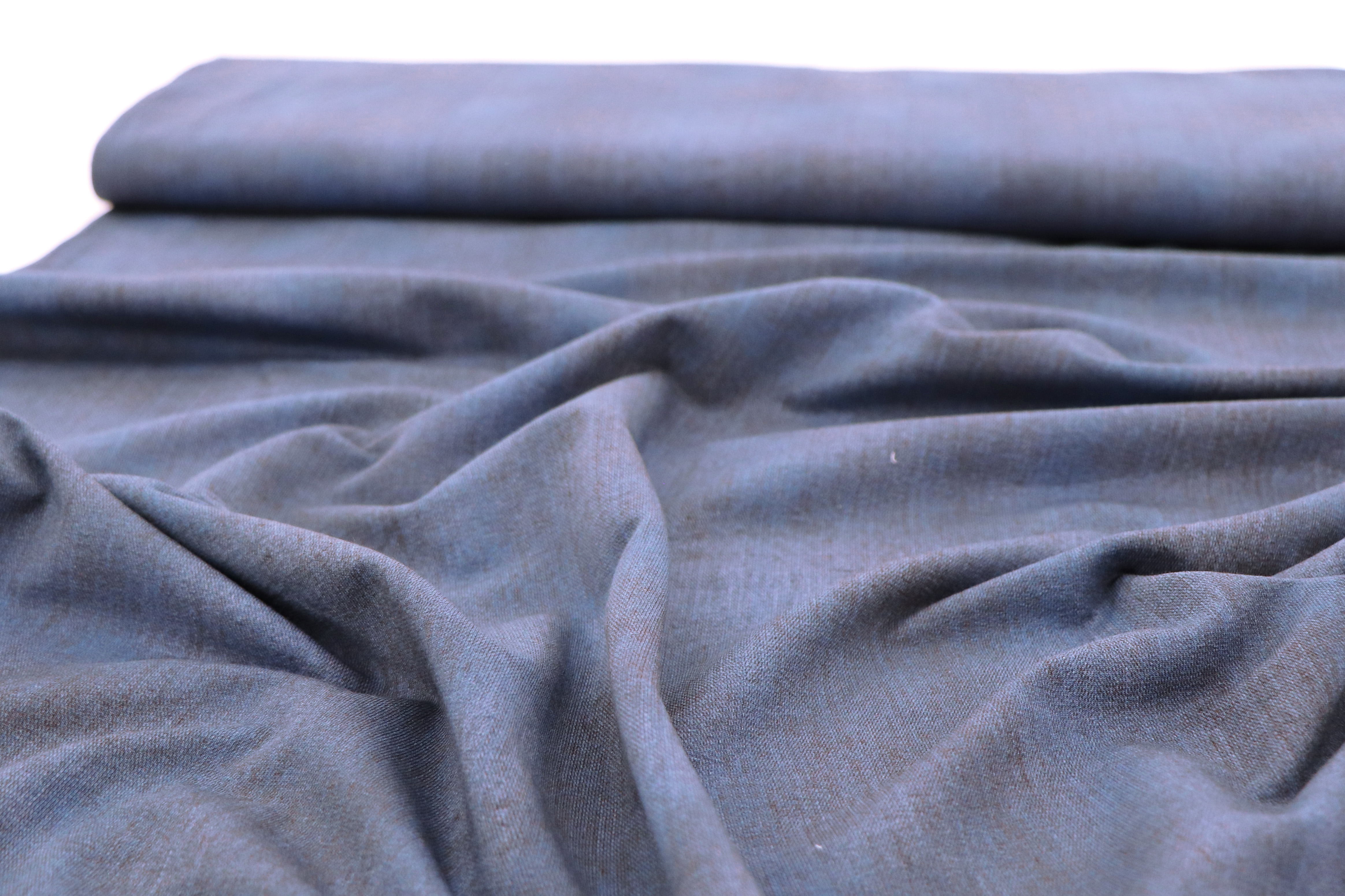 French Terry, Fräulein von Julie, jeans blau jeans Design