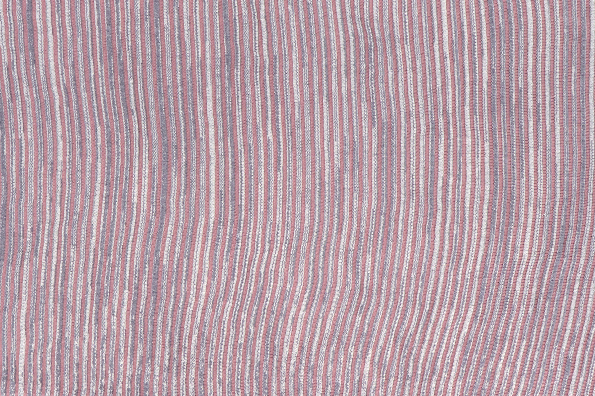 Baumwoll - Strick, Struktur rosa / grau