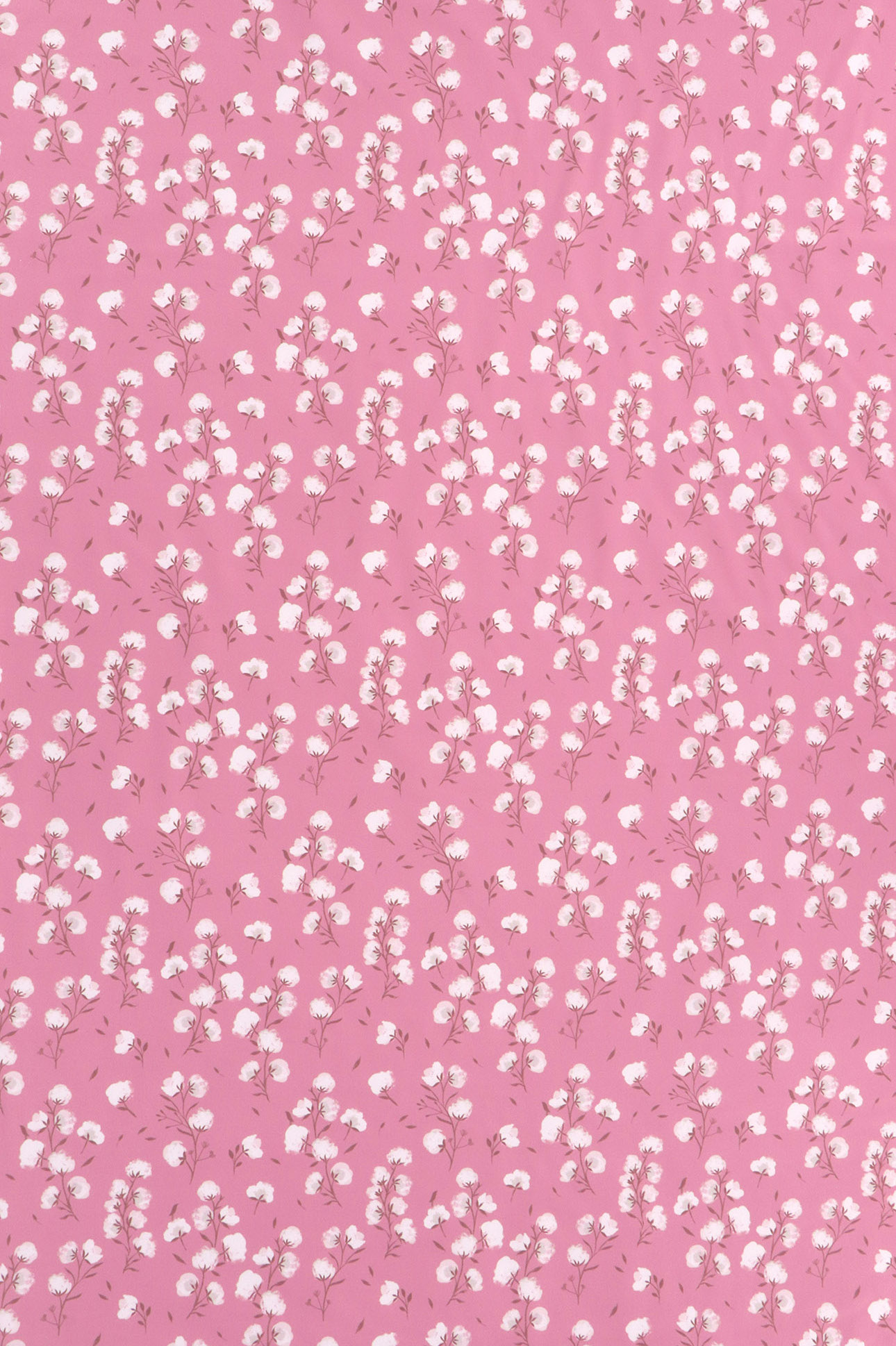 Softshell, rosa mit weißen Baumwollblümchen