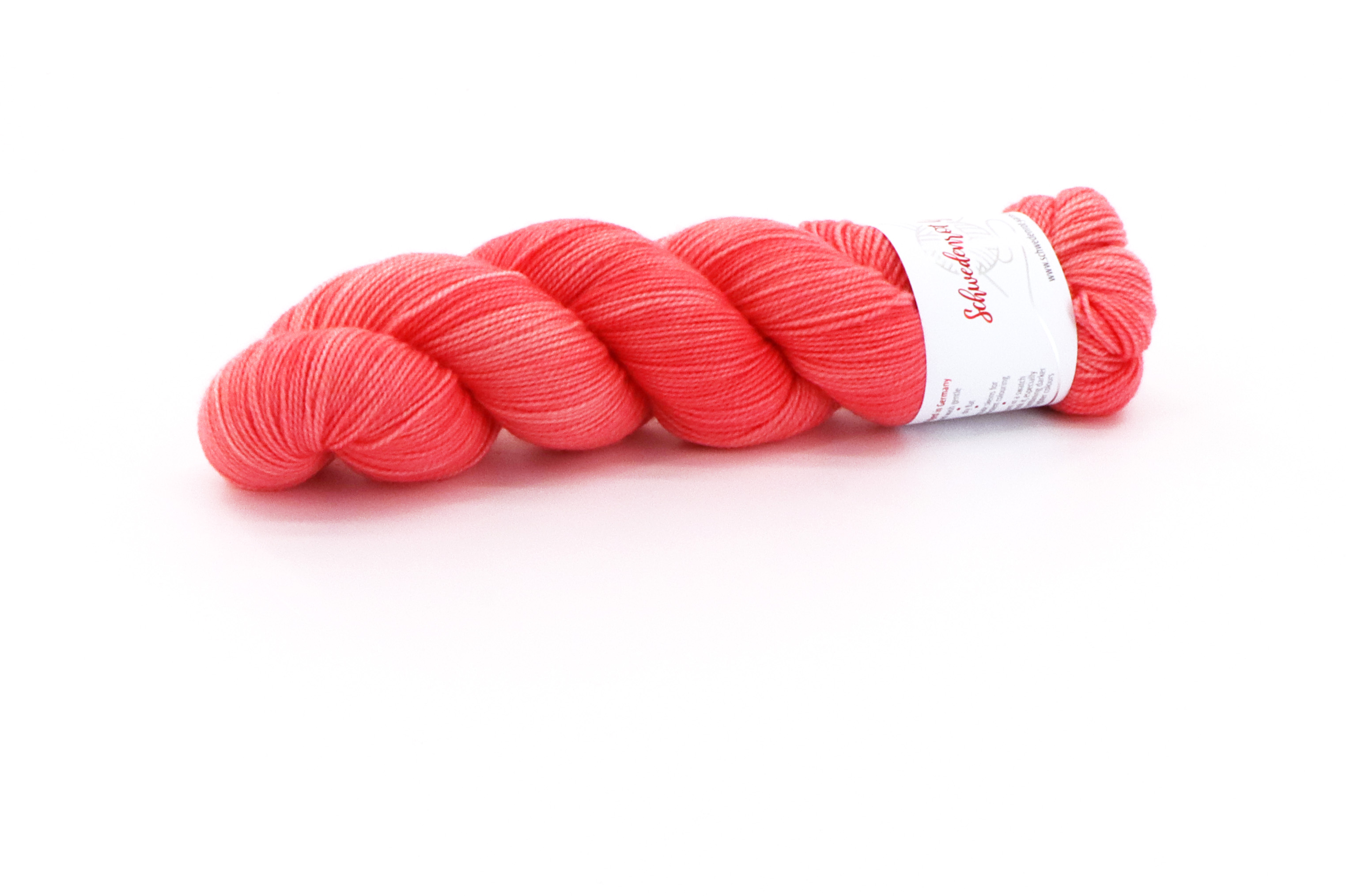 Schwedenrot-Yarns, High Twist merino Pure coral