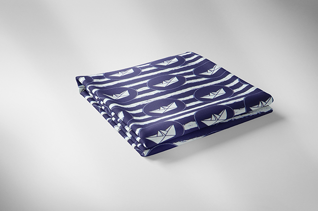 Jersey Fräulein von Julie, Papierschiffchen blau