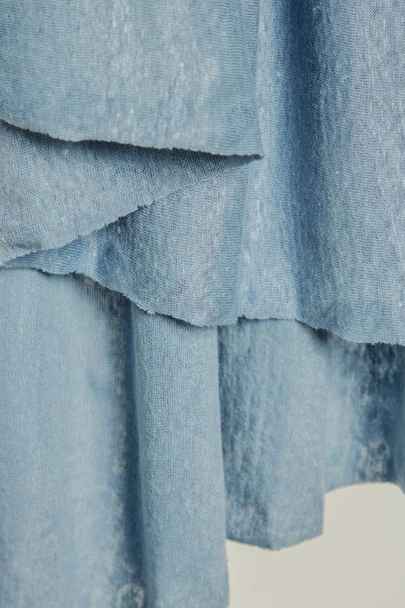 Fine Linen Knit, faded blue