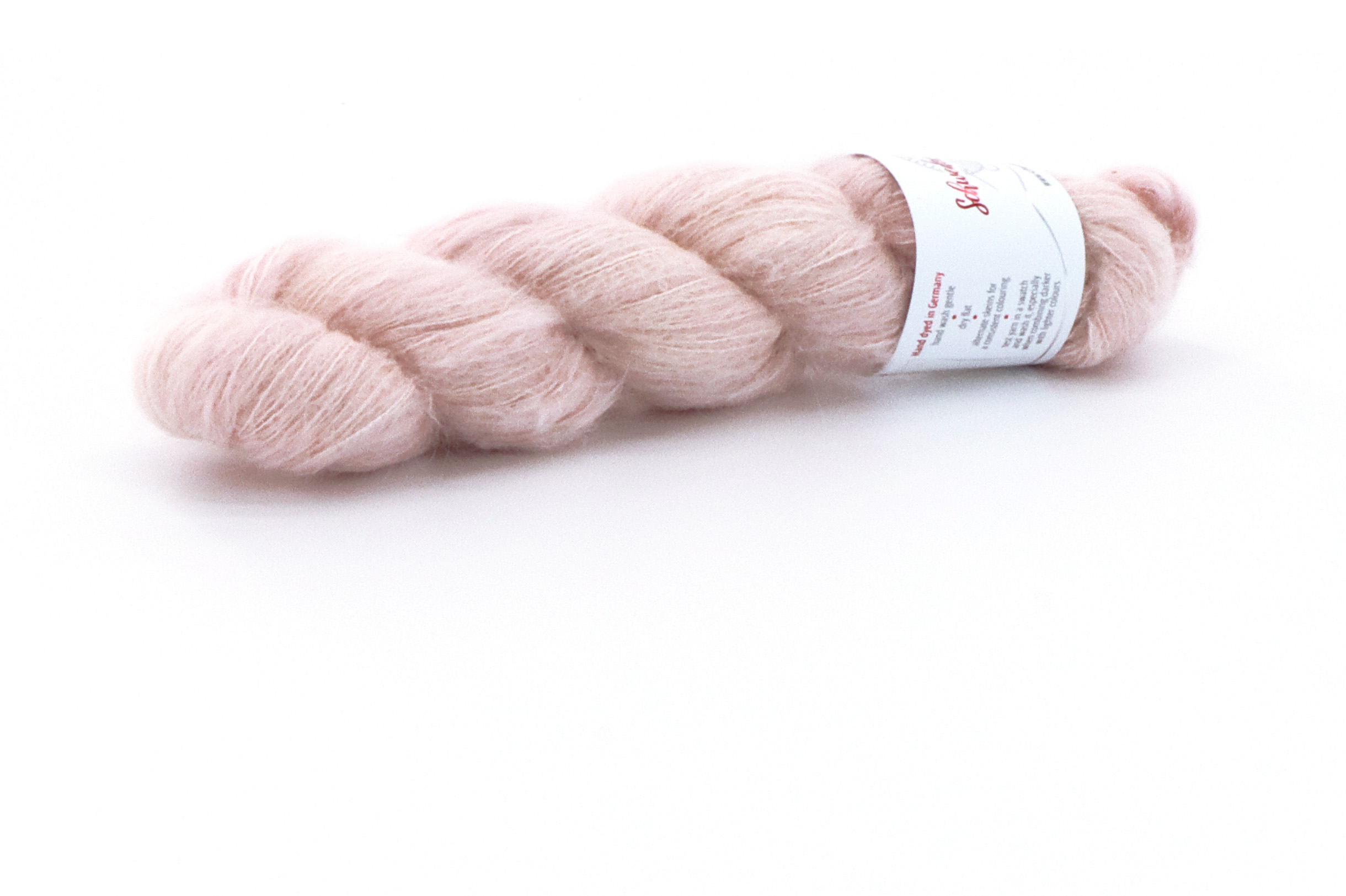 Schwedenrot-Yarns, Fluffy Suri Silk pink powder
