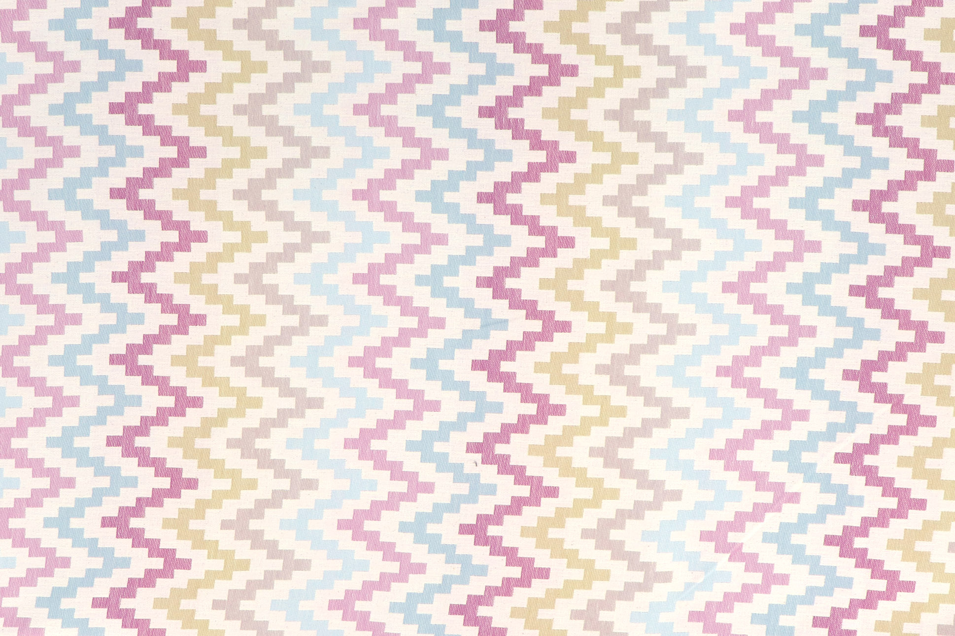 Canvas, Chevron flieder /hellblau/senfgelb